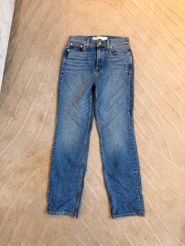 Ayr The Yes Yes Yes Blue StraightLeg Jeans